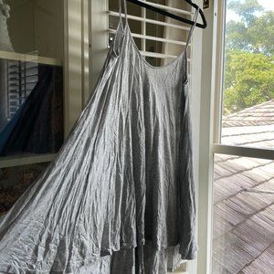 Emma & Sam Oversized Grey Tank Top and/or Coverup - M